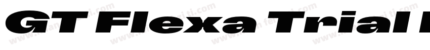 GT Flexa Trial Bl It字体转换